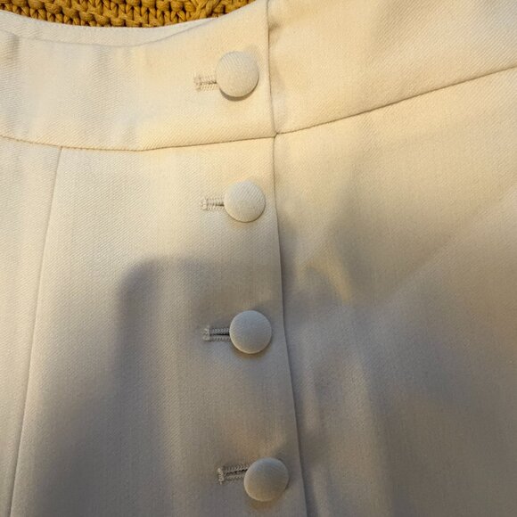 Sezane Ruben Trousers Wool Blend in Ecru EU 38 US - Picture 4 of 7